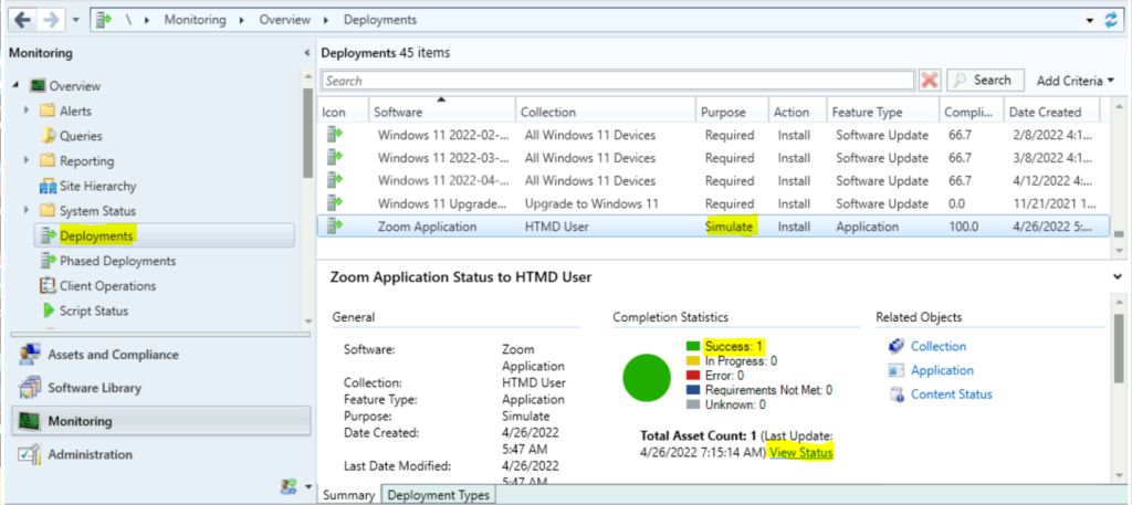 Simulate SCCM Application Deployments 1