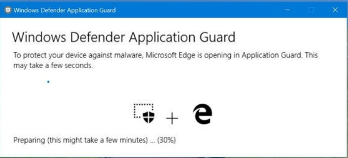 Microsoft Edge - Windows Defender Application Guard