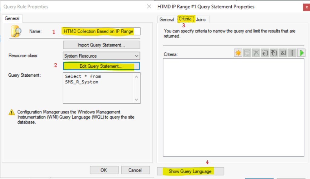 Create SCCM Collection Based on IP Address Default Gateway 4