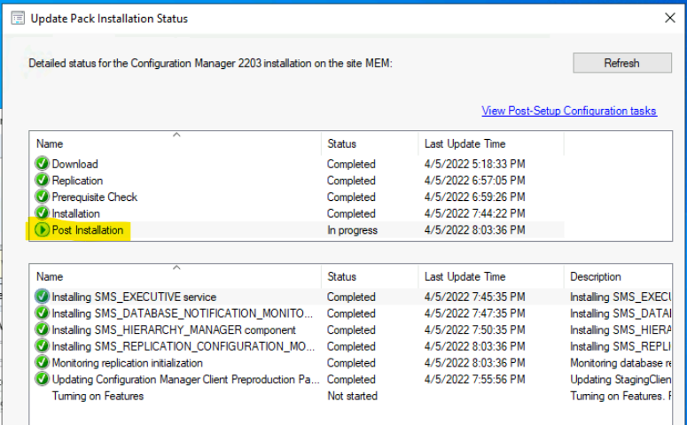 Update 2203 for Microsoft Endpoint Configuration Manager current