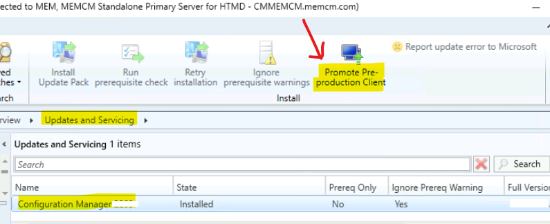 How to Automatically Upgrade SCCM Clients to Newer Version Configuration Manager Endpoint 1