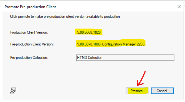 SCCM 2203 Client Upgrade & Dashboard