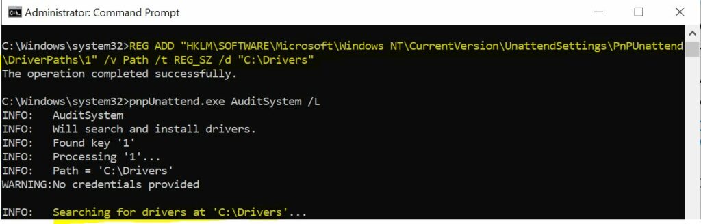 Install Drivers - Manage Drivers Using PnPUnattend Command line Utility | PnPUnattend Command