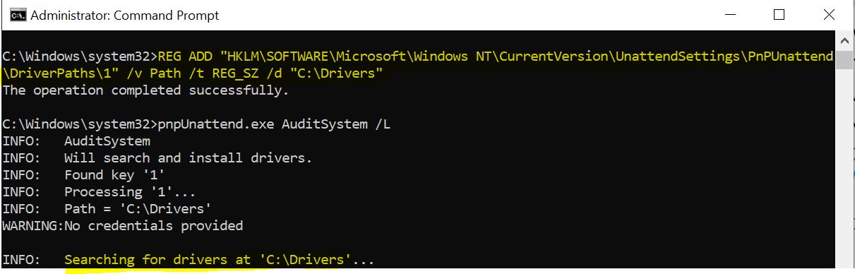 Cmd Driver Manage Drivers Using PnPUnattend Command Line Utility HTMD Blog