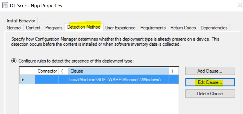 DT_Script_Npp properties – Create Script Deployment Type Using PowerShell for SCCM EXE Application 12