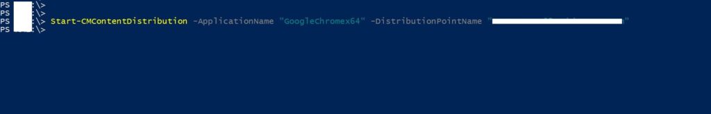 Start-CMContentDistribution – Create SCCM Application Deployment using PowerShell 14