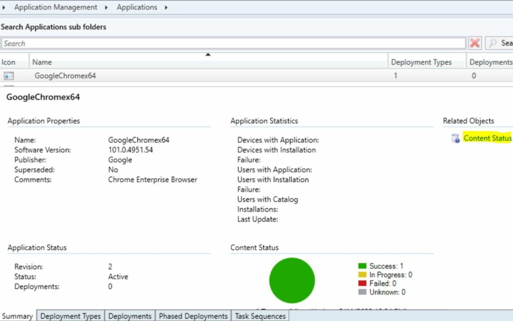 Application Content distribution status – Create SCCM Application Deployment using PowerShell 15