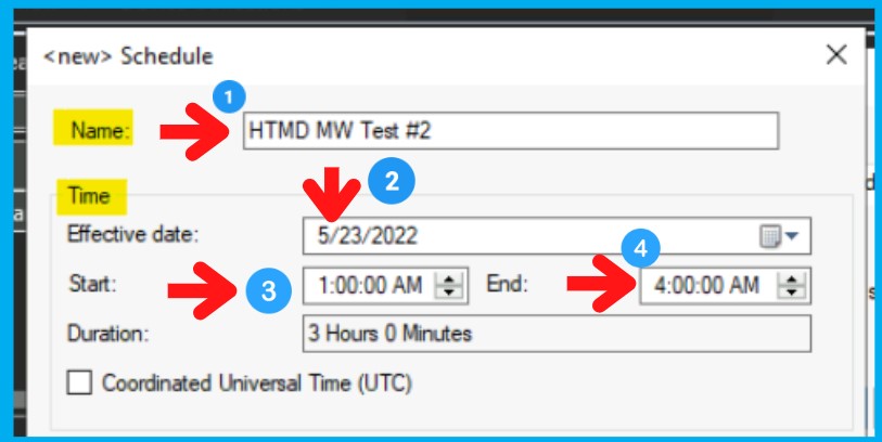 Create SCCM Maintenance Windows for Clients Reports 3