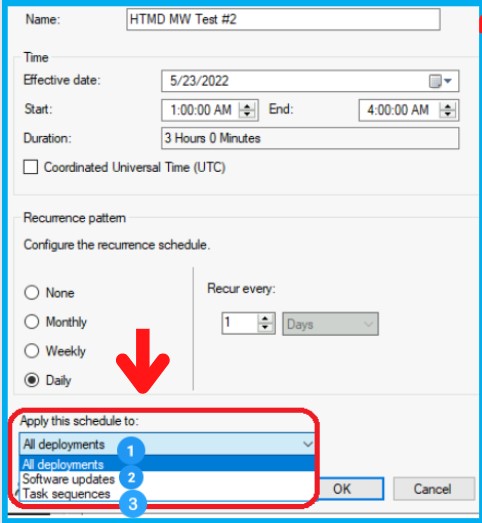 Create SCCM Maintenance Windows for Clients Reports 5