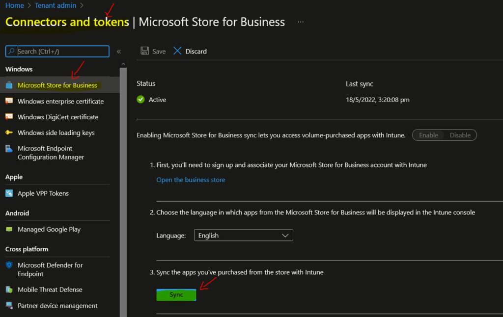 Manage VPP apps from Microsoft Store for Business - Microsoft Intune