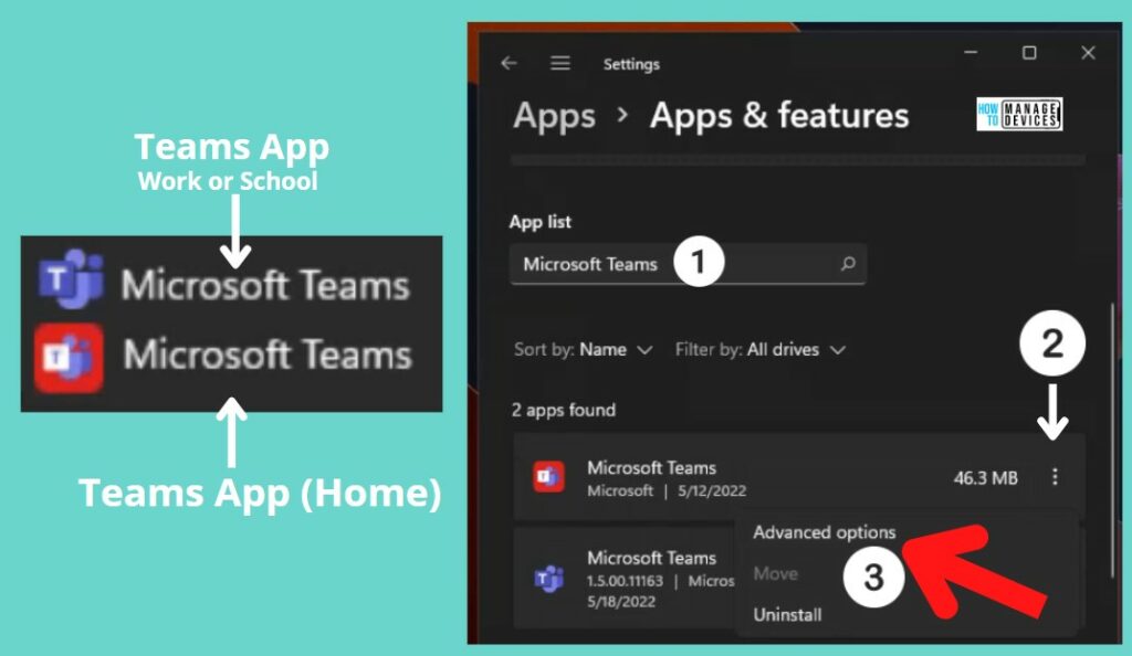 FIX Microsoft Teams App Issues Repair Options Available on Windows 11 3