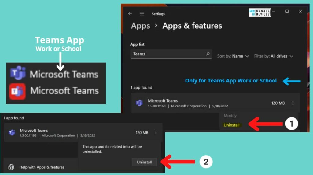 FIX Microsoft Teams App Issues Repair Options Available on Windows 11 6