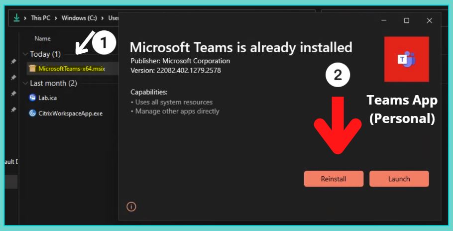 FIX Microsoft Teams App Issues Repair Options Available on Windows 11 9