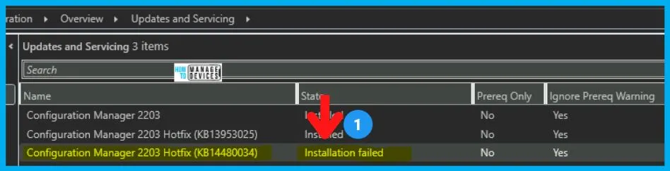 FIX SCCM Hotfix Failed to Install Update Files Issue 3