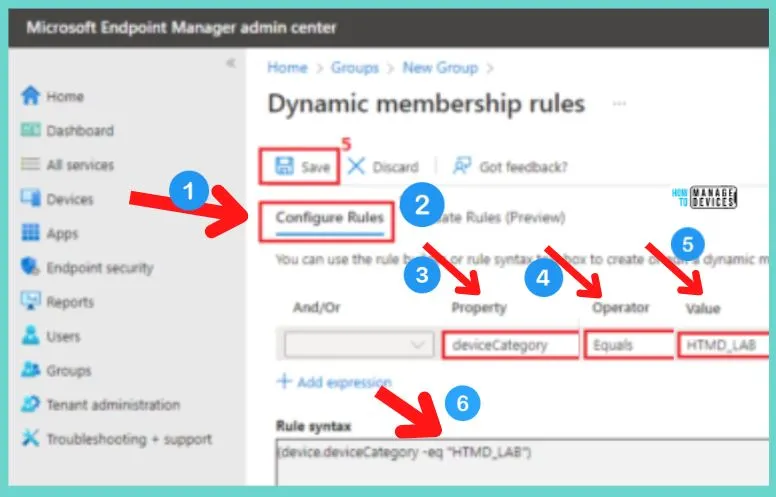 AAD Groups based on Intune Device Categories 9