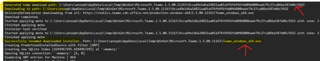 Install Microsoft Teams App from Windows 11 Microsoft Store - Using WinGet 11