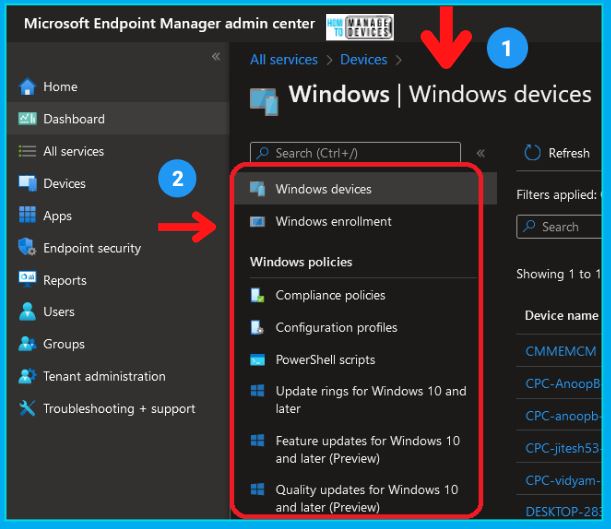 Intune Admin Portal Walkthrough 12 Microsoft Intune Admin Center Portal Fig.