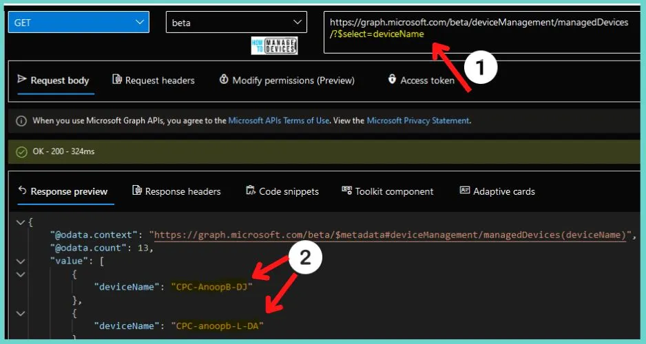 Intune Graph Query Samples Starters Guide 9