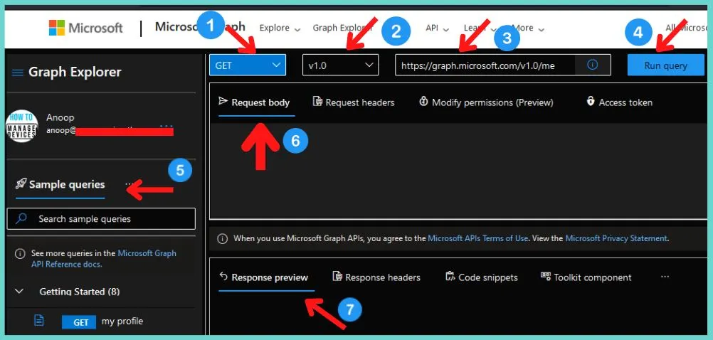 Create Intune Policy using Graph Explorer API POST HTTP Method 1