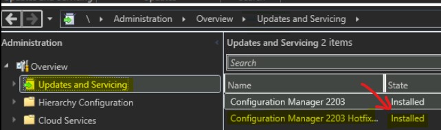 KB13953025 First Hotfix for SCCM 2203 Released 8