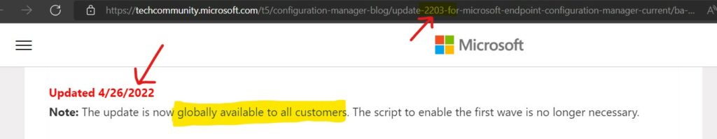 Globally Available for All Customers - SCCM 2203 Upgrade Guide with Top 5 Best New Features 1