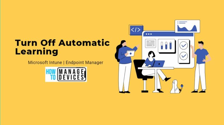 Turn Off Automatic Learning