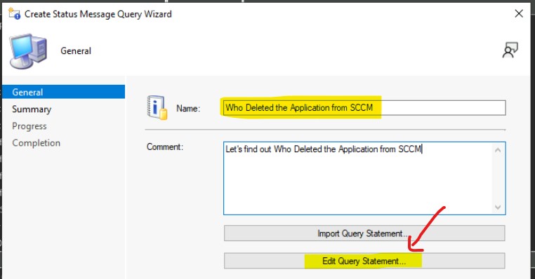 Who Deleted Application from SCCM Audit Reports to Track 3