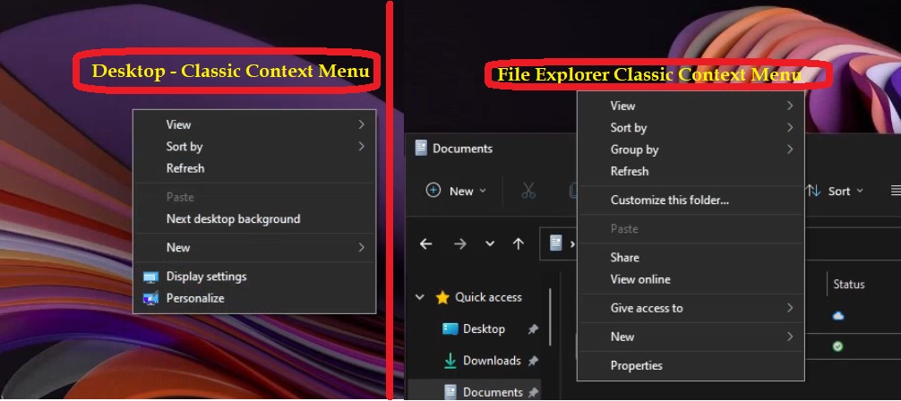 Disable the Windows 11 context menu 4