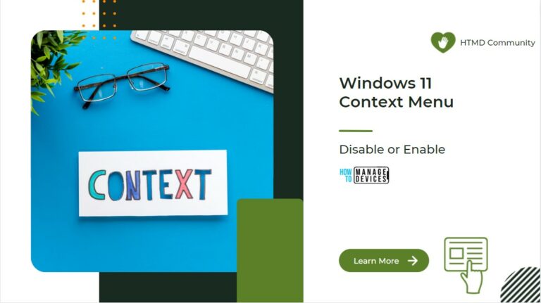 Windows 11 Context Menu Main