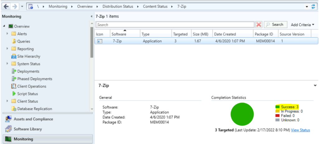 SCCM Package Content Status - Failed to Resolve Selected Task Sequence Dependencies Code 0x80040104