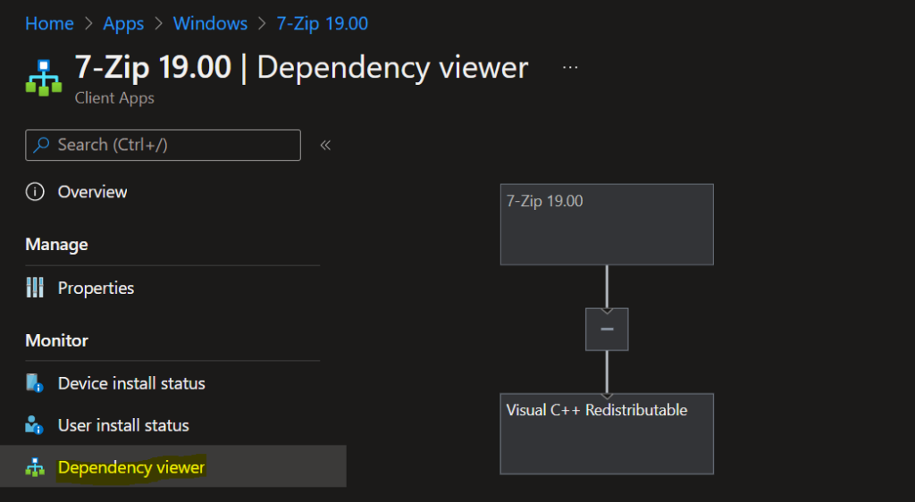 Dependency Viewer - Intune Win32 App Dependencies Deployment 8