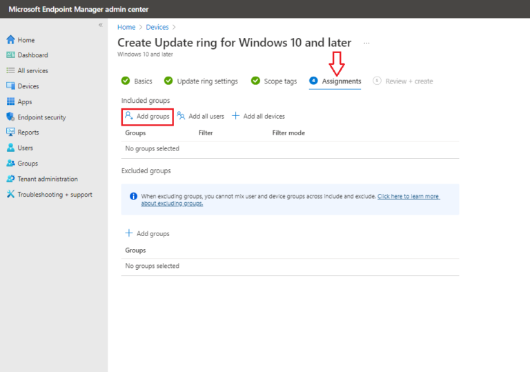 Windows Update For Business Patching Using Intune | WUfB Patching ...