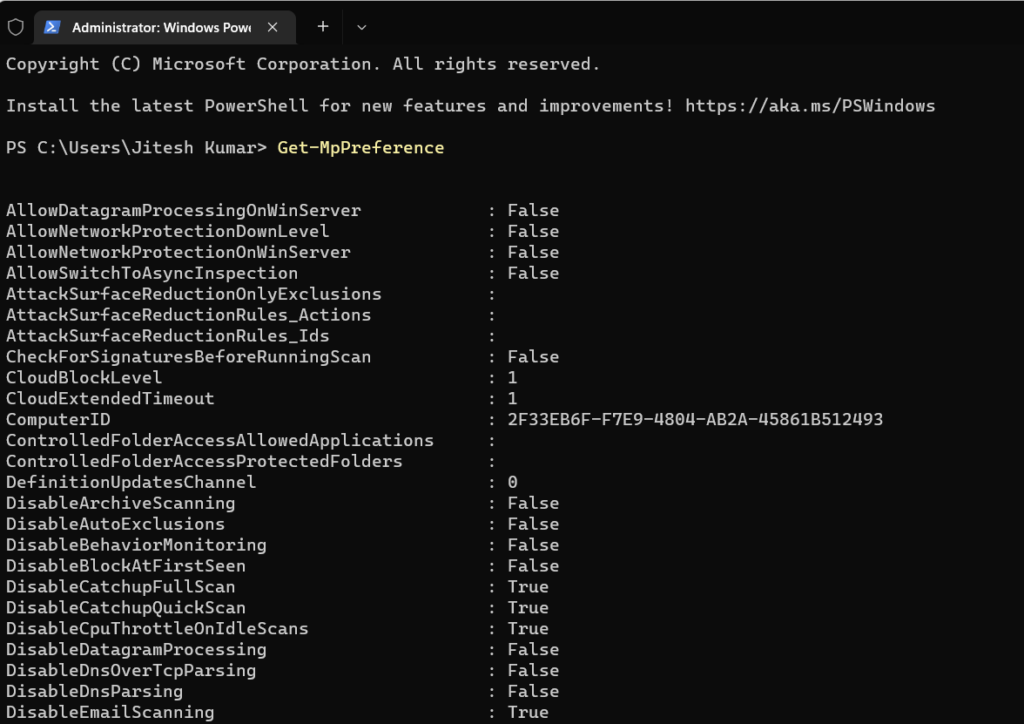 Enable Potentially Unwanted Applications PUA Using PowerShell