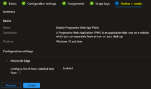 Deploy Progressive Web App PWAs Using Intune HTMD Blog