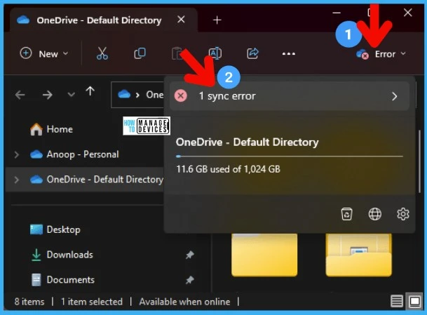 Check OneDrive Status Icon from New File Explorer on Windows 11 5