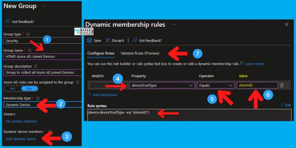 Create AAD Dynamic Groups based on Domain Join Type Hybrid Azure AD and Azure AD 10 Create AAD Dynamic Groups based on Domain Join Type Hybrid Azure AD and Azure AD 10
