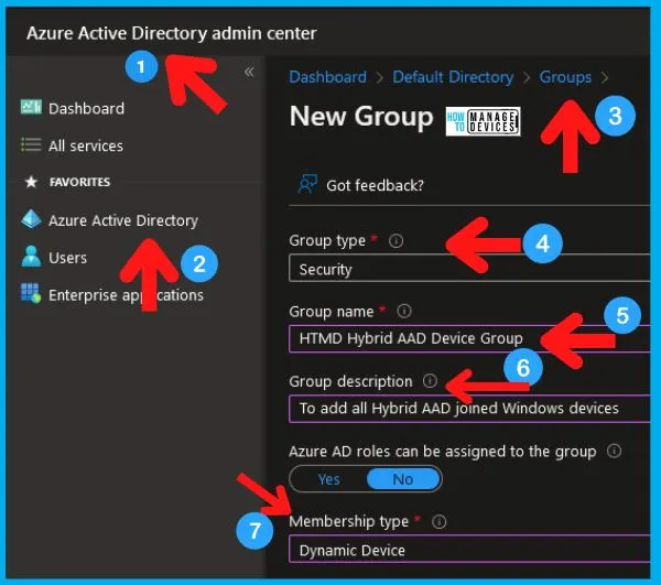 Create AAD Dynamic Groups based on Domain Join Type Hybrid Azure AD and Azure AD 2