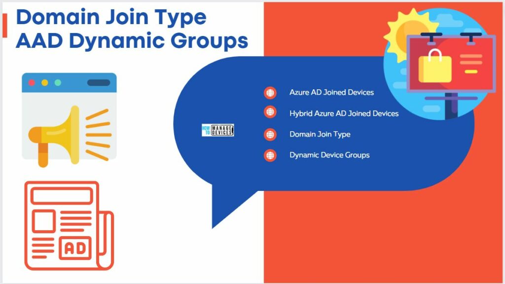 Create AAD Dynamic Groups based on Domain Join Type Hybrid Azure AD and Azure AD Main