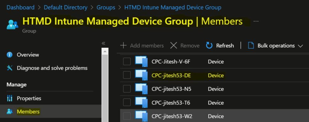 Validate Results - All Intune Managed Devices