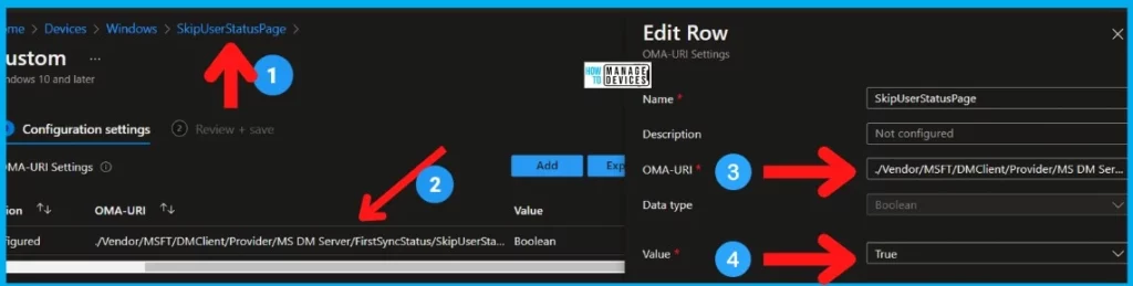 Create Intune Policy using Graph Explorer POST 2