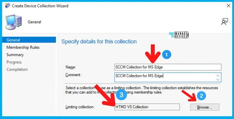 Create MS Edge SCCM Device Collection using WQL Query 4