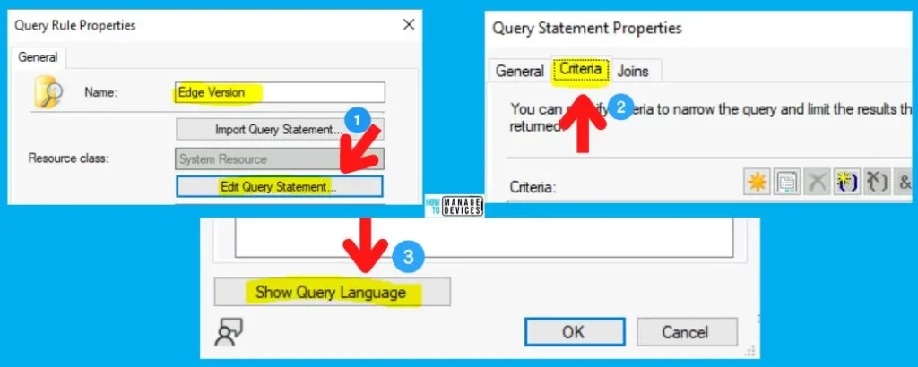 Create MS Edge SCCM Device Collection using WQL Query 6