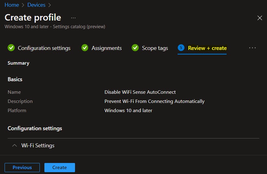 Turn Off WiFi Hotspot Auto Connect In Windows Using Intune 8 Turn Off WiFi Hotspot Auto Connect In Windows Using Intune 2