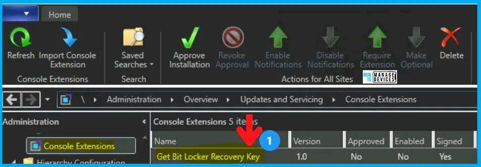 Easy way to Get SCCM BitLocker Recovery Key for a Device 2