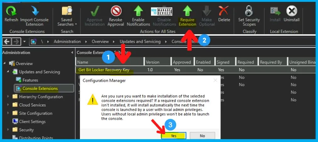 Get SCCM BitLocker Recovery Key using Console Extension | PowerShell Script 6 Easy way to Get SCCM BitLocker Recovery Key for a Device 4