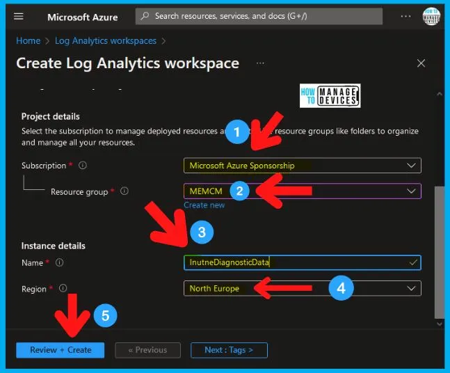 Intune Diagnostics Settings Log Analytics KQL Queries Azure Subscription Missing Issue 3