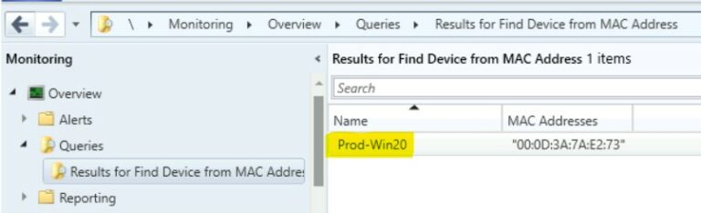 How to find a device using mac address - flowdast