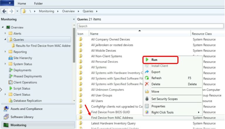 how to find mac address in sccm 2012 how to find mac address in sccm 2012