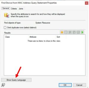 how to query a mac address in sccm how to query a mac address in sccm