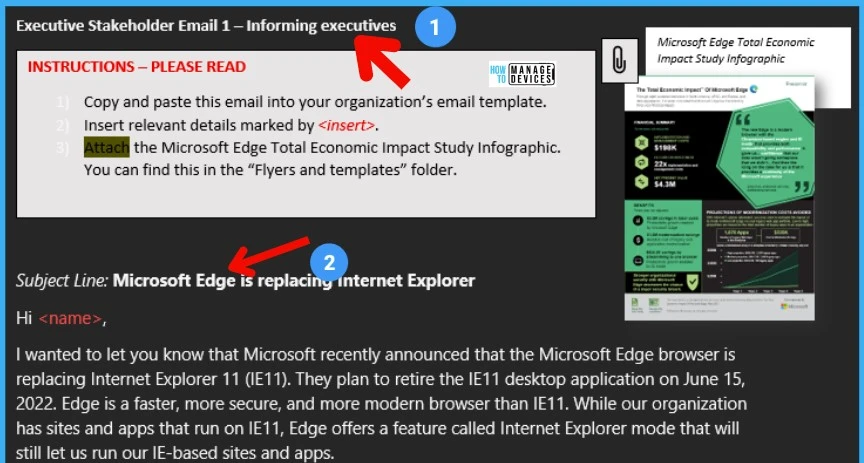 IE11 to Microsoft Edge Migration Adoption Kit | Free Download PowerPoint Email Templates 3 IE11 to Microsoft Edge Migration Guide 2